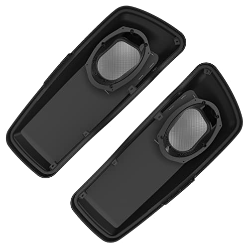 Tapas para altavoces de alforjas 6x9, rejillas y cubiertas de audio para Harley Touring, Road King, Street Electra Glide (2014-2023), Rojo Místico Sunglo miniatura 3