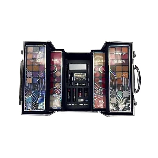 Markwins Maletín de Maquillaje Professional Colour - The Color Workshop - Un Kit de Maquillaje Profesional Completo en un Maletín Plateado y Fashion para Llevar Siempre Contigo