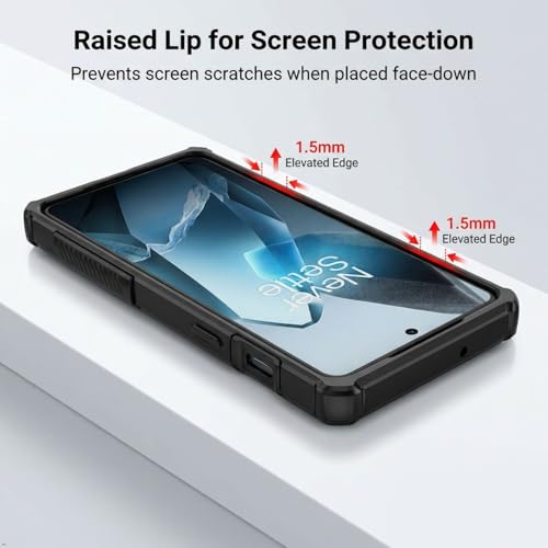 Image of ShieldTech Back Cover Case for OnePlus 13R 5G | 360 Protection Mobile Phone Case Mag-Safe | Camera Protection | Back Cover for 1 + OnePlus 13R 5G / One Plus 13R 5+G - Black TPU+PC
