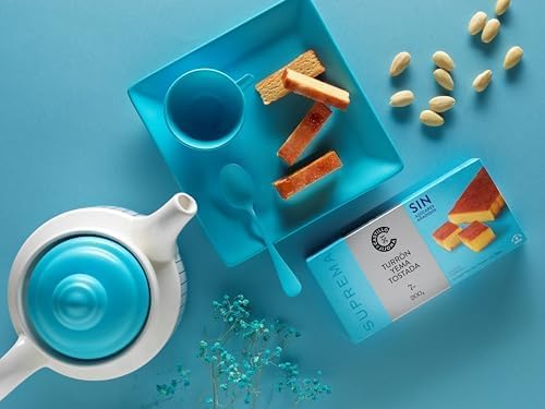 Castillo de Jijona Gourmet Alicante Nougat, 200 g, Gourmet-Nougat, weich und knusprig, glutenfrei, hohe Qualität, 18 Monate Lebensdauer - Handgemachtes Rezept - Spanien (Jijona)