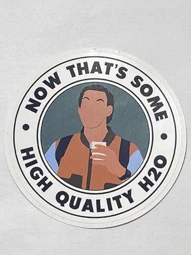 ANHGLORYPAPER Pack 3 Bobby Boucher Quality h2o Waterboy Circle Now That's What I Call H20 Meme Art Sticker 3''
