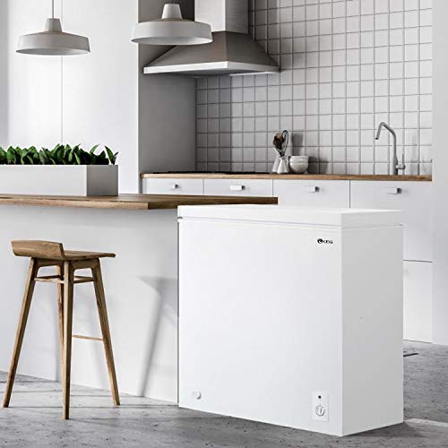 Keg 7.0 Cubic Feet Top Chest Freezer With Adjustable Thermostat And Removable Storage Basket, Freezing Machine For Home And Kitchen (7 Cu Ft) #TOP7