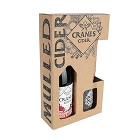 Cranes Cranberries, Oranges & Cinnamon Mulled Cider 3.4% Gift Set 750ml + Glass Mug – Cranes