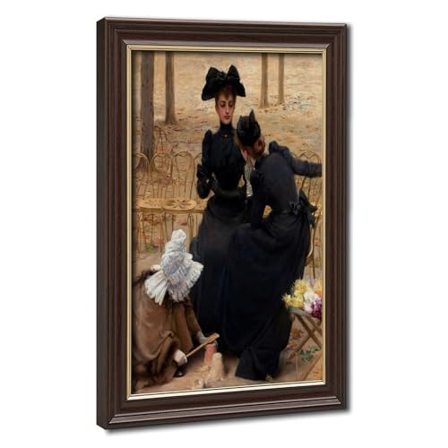 Poster Conversation dans le jardin du Luxembourg Boldini pour une décoration salon chic