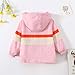 Girls Lightweight Waterproof Rain Jacket with Pockets Windbreaker Raincoats Cute Clothes Breathable Fall Outfits Girl Fashion Kids Water-Resistant Packable Poncho 01# Pink 7 Years