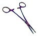 Heavy Duty Hemostats Forceps Pliers Stainless Steel Premium Quality (A2ZSCILAB) (Rainbow Multi Color 5.5