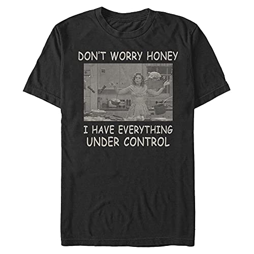 T-Shirt Wandavision Under Control en coton bio mixte pour fan Marvel