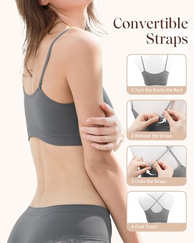 Image of Coobie Lace V-Neck Bra for Women