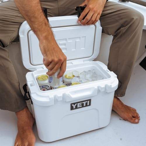 Image of YETI Roadie 15 Hard Cooler with DoubleDuty Shoulder Strap
