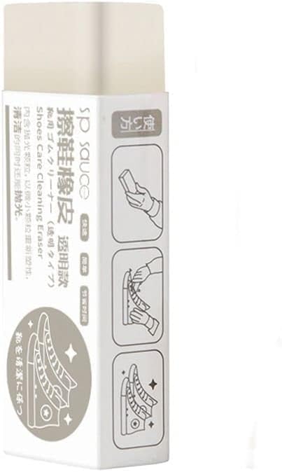 1Pc White Suede and Nubuck Eraser,Sheepskin Shoe Cleaning Eraser Leather Fabric Shoes Care White Sneakers Cleaner Dirt Remover Quickly Remove Dust