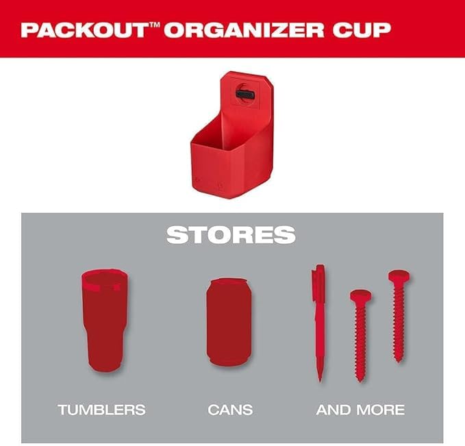 Tool Tray,Tool Tray Organizer,Packout Organizer,Fits For Milwaukee 48-22-8336 Packout Reinforced Organizer Cup