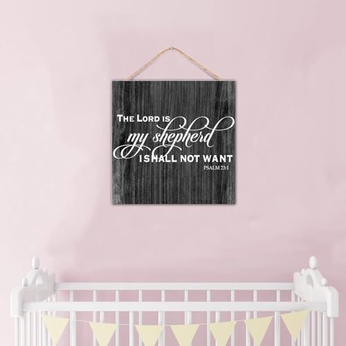 Cuadro de madera con versículo bíblico para decorar el salón o dormitorio 7