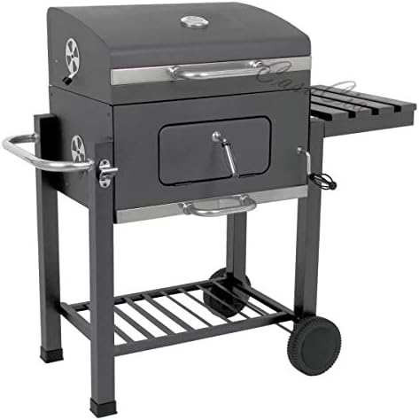 Churrasqueira Bafo Á Carvão Grelhas Termômetro Roda Maragogi