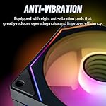 Empowered PC 5-Pack Prism Infinity Mirror High Performance Quiet ARBG CPU Reverse Flow Cooling Fans (600-2000rpm PWM, 3.02mm H2O Pressure & 58CFM, 4-Pin, 25 x 120mm, 3yr Warranty) - Image 4