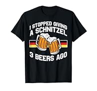 Funny design. Grab this Stopped Giving Schnitzel T-Shirt as a gift for the German Oktoberfest in Munich or a local American Octoberfest! Perfect costume for women, men, kids to wear with Lederhose while eating Schnitzel and pretzel Tired of dressing ...