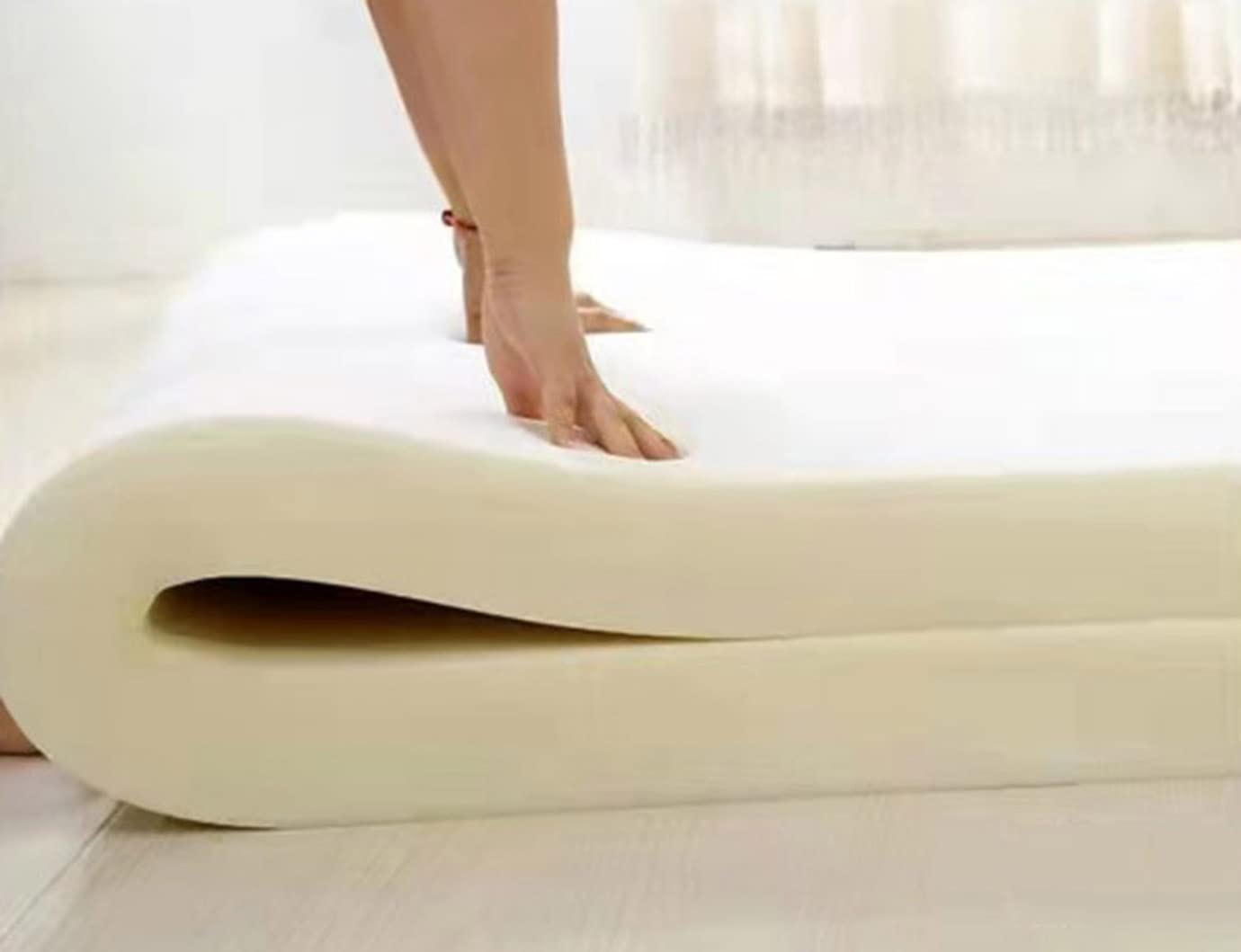 Cuscino Per Panca Da Giardino Impermeabile - 100x40x5 Cm, Spugna Alta Densità, Per Interni Ed Esterni - Foto 8