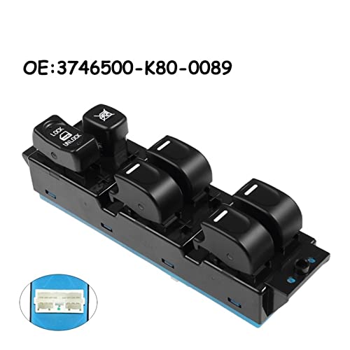 Interruptor de ventana delantera izquierda con función anti-plegado para Great Wall Hover 2