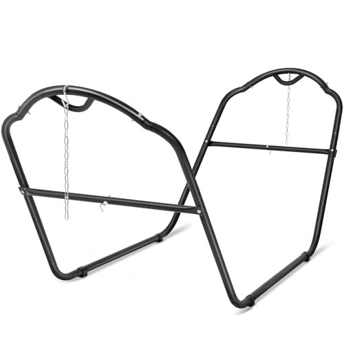 SUNCREAT Universal Steel Hammock Stand Only, Heavy Duty Hammock Stand, Fits 2...