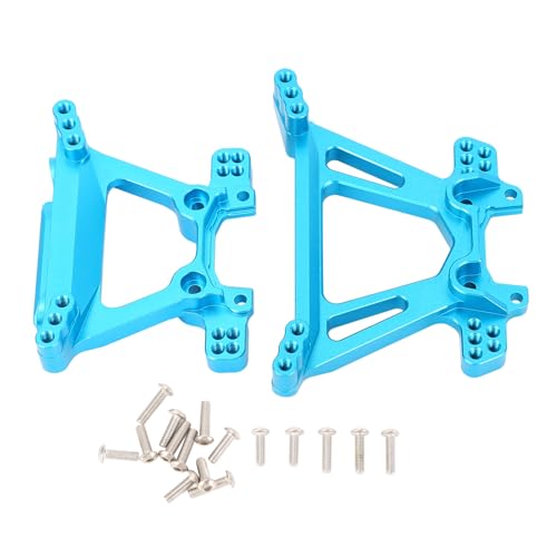 Torre de choque RC 1/10 ligera de aluminio azul para mejorar suspensión de Slash 4X4