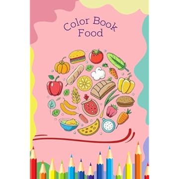 Capa do livro Color Book: Food (Portuguese Edition)