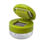 Joie Garlic Press and Chopper with Storage Container, Stainless Steel Blade