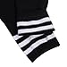 Dxhycc 3 Pairs Kids Soccer Socks Stripes Knee High Tube Socks School Cotton Uniform Sports Socks for Toddler Girls and Boys