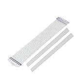 Bstinay Steel Snare Drum Springs Wire 20 Strands Kit for 12 inch with Mounting Straps