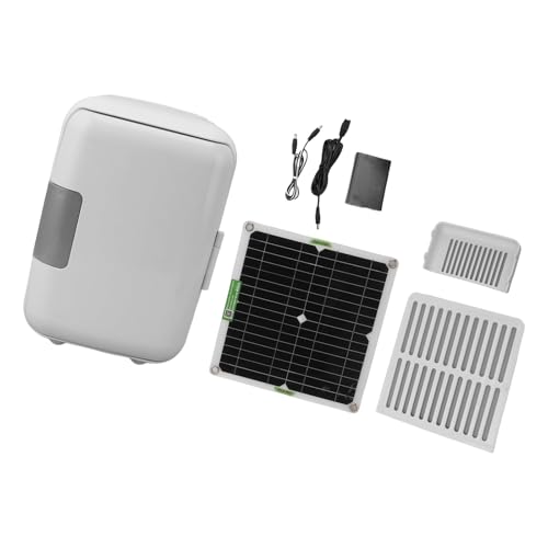 Ywmsfl Solar Powered Small Fridge Energy Efficient Solar Refrigerator With Battery Box Upgrades For Outdoor Activities