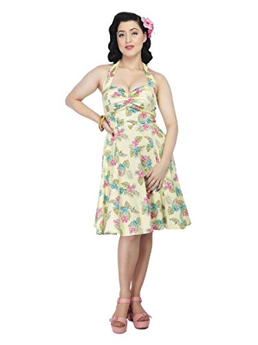 Collectif VintageWomen's 1950's Joanna Honolulu Hibiscus Dress