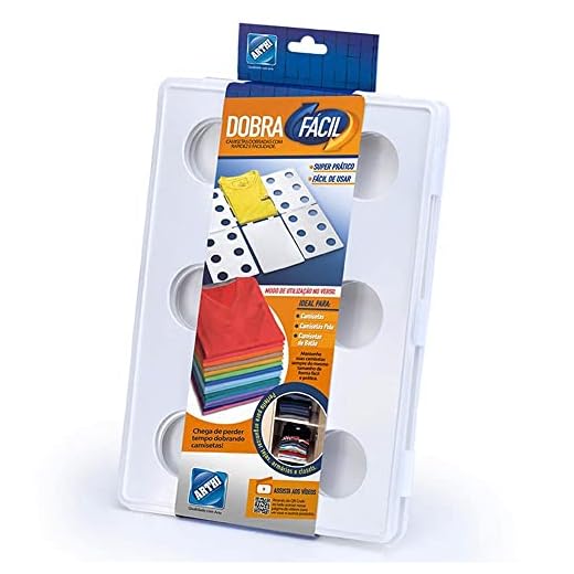 Dobra Fácil Dobrador de Roupas Compacto Branco - Arthi