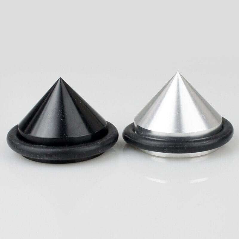 4pcs 33mm Aluminium Alloy Speaker Spike Base Pad Amplifier Isolation Stand Feet