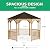 Yardistry Meridian 12' Octagon Gazebo