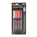 Uchida, 482-4H, 4 Piece, Bistro Fine Line Chalk Marker Set, Fluorescent Colors
