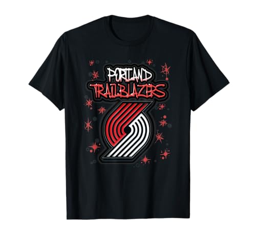 NBA Portland Trail Blazers Airbrush Logo T-Shirt