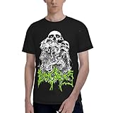 Dying Music Fetus Shirt Men's Fashionable Short Sleeve T Shirt Classic Casual Tops Tees Large Black