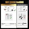 GasBRUH Propane Torch Weed Burner Kit, 450,000 BTU High Output Propane Torch with Igniter, Propane Weed Torch with 10FT Hose,Blow Torch for Weeds, Roofing Asphalt Ice Snow