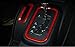 Opall 21PCS Interior Decoration Trim Kit Steering Wheel & Center Console Air Outlet Trim, Door Handle Cover Inner for Jeep Wrangler JK JKU 2011-2018 2 Door &4 Door (RED)…
