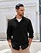 COOFANDY Mens Lightweight Button Down Shirt Jacket Casual Shacket Overshirt
