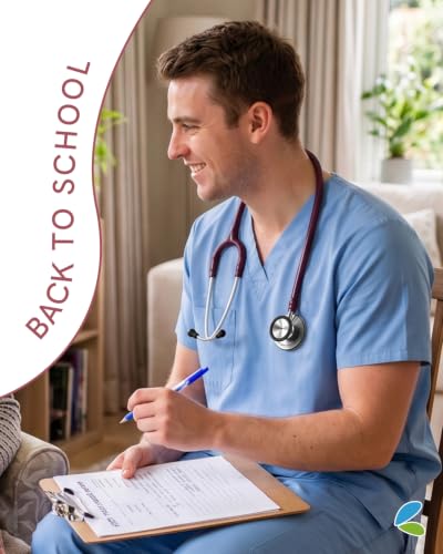 Image of FriCARE Dual Head Stethoscope - Stethoscopes for Nurses, Medical Nursing Students, Paramedics /EMT /LVN /VNA Backup Estetoscopio, Burgundy Tube, Stainless Steel Chestpiece