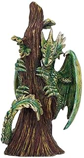 Nemesis Now Anne Stokes Age Small Forest Dragon Figurine, Green