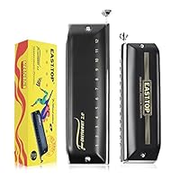 【在庫処分】East top ハーモニカ クロマチックハーモニカ 12穴48音 41Aml9-9WDL.jpg