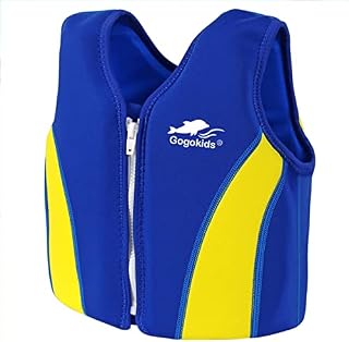 IvyH Kids Swim Vest, Children Swimming Jackets Float Swimsuit with Crotch Strap Swimming Vest for Boys Girls Toddler