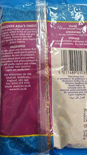 TRS Crushed Chillies, 100g