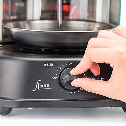 Homeatk Tower Vertical Rotisserie Rotating Döner Kebab Grill Vertical