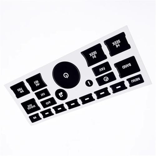 Stickers boutons Buick Enclave finition premium pour réparation élégante console centrale