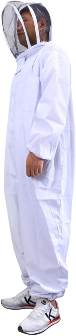 Professional Full Body Beekeeping Suit Veil Hood XXL Beekeeping Supplies