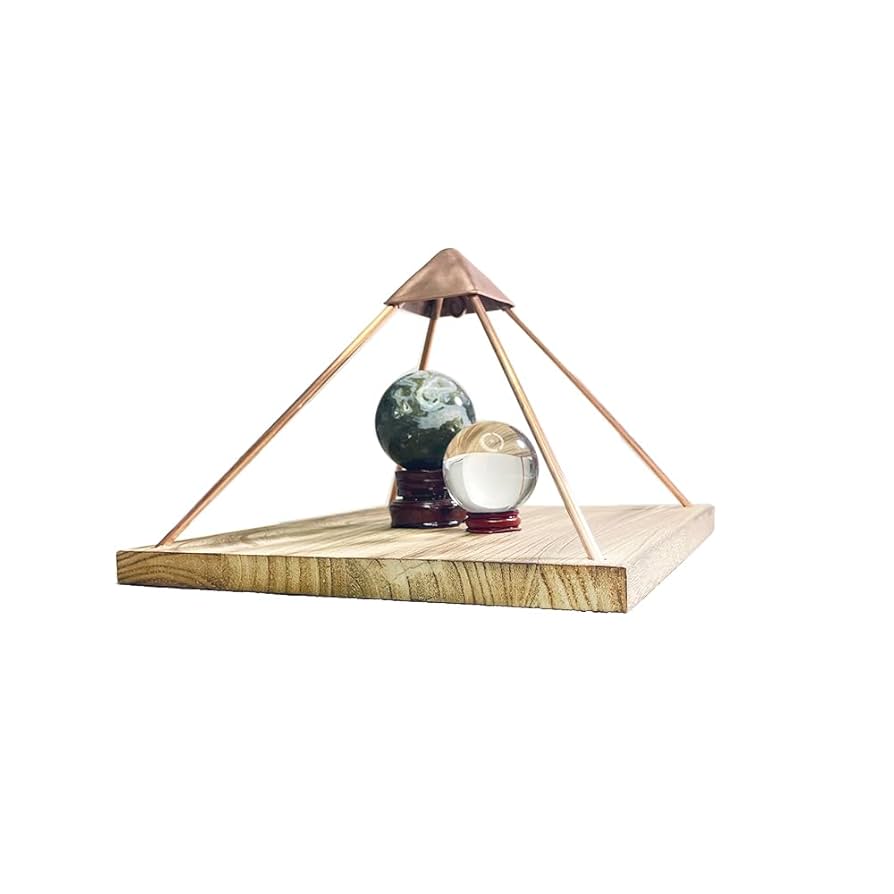 Amazon.co.jp: 瞑想用10インチ銅ピラミッド、ヒーリング用