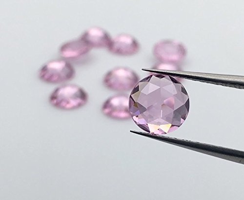 Zircone cubique rose 6mm rond la pierre parfaite pour un cadeau unique