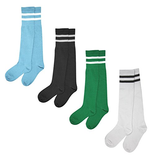 Evelin LEE Kids Youth Unisex Soccer Sports Team Cushion Knee High Socks Stocking3