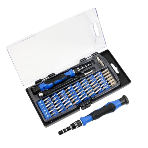 Image of Spartan 60 in 1 Precision Screwdriver Tool Set | Compact Magnetic Repair Kit with Assorted Bits & Storage Case for Mobile, Laptop, Watch, Camera, Electronics & DIY Use